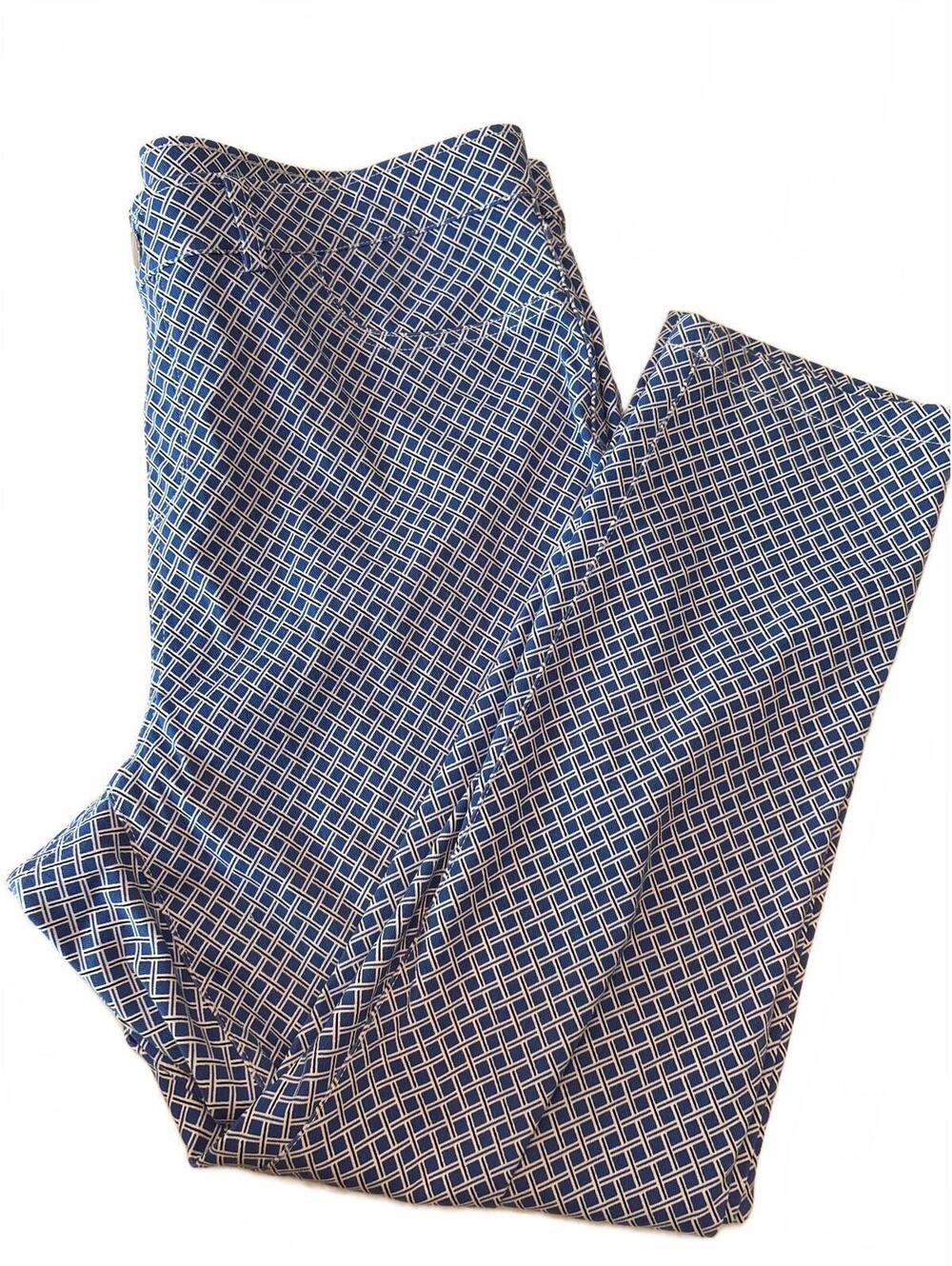 Preppy Blue Pants Rafaella Comfort 18 - Picture 4 of 5